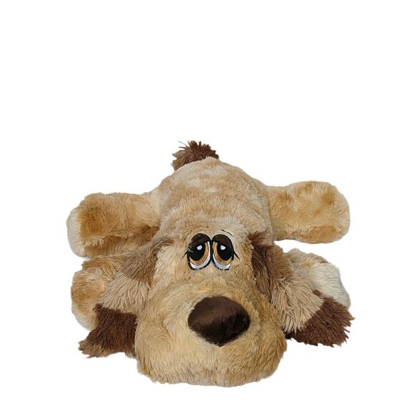 MTY International Tan Laying Puppy Dog Floppy Ears Stuffed Animal 2020 23.5" - Picture 1 of 6